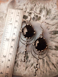 Forest drops earrings - blaсk