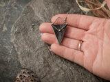 Black Triangle Earrings